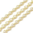 thumbnail image 1 of Brass Link Chains with Plastic Rack Plating Real 18K Gold Plated Soldered with Spools Long-Lasting Plated Cadmium Free Lead Free 10x6x4mm, 1 of 3