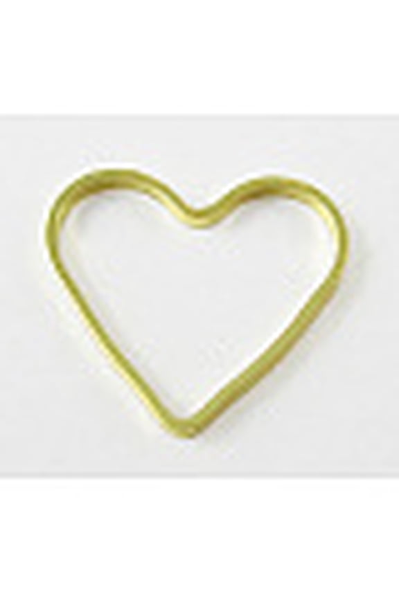 Brass Links Nickel Free Valentine's Day Jewelry Accessory Heart Golden