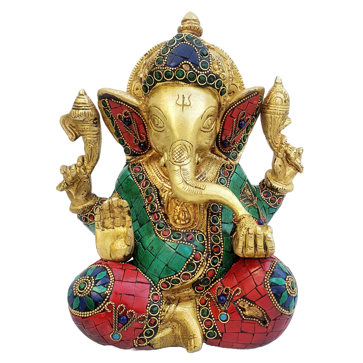 Brass Lord Ganesha Idol - Walmart.com