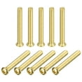 thumbnail image 1 of Brass Machine Screws, M5x40mm Phillips Pan Head Fastener Bolts for Furniture, Office Equipment, Electronics 20Pack, 1 of 6