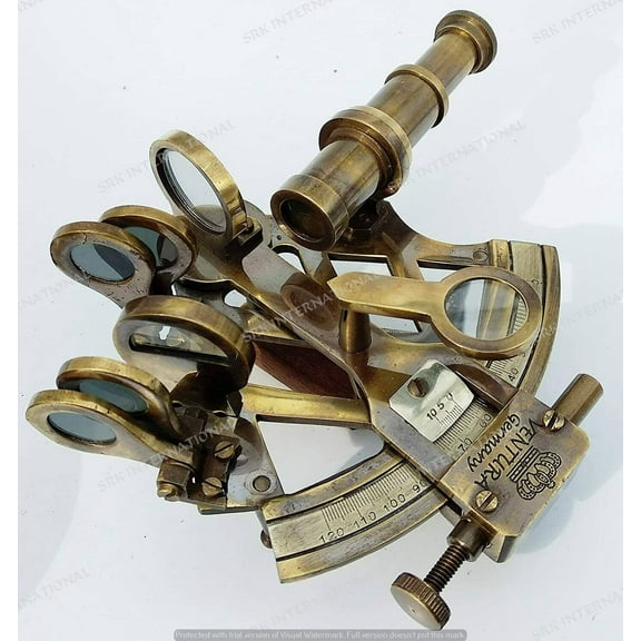 Brass Marine Sextant Astrolabe Antique Reproduction Maritime Nautical Ship