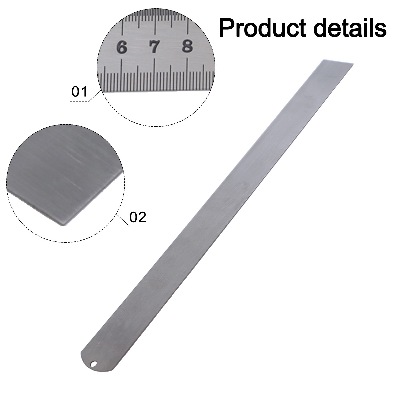 Brass Marking Gauge Tool Double sided Ruler Length 30cm 12 In Brass ...