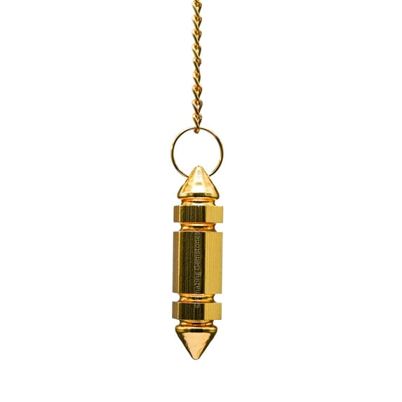 Brass Metatron Atlantis Metal Pendulum - MP111