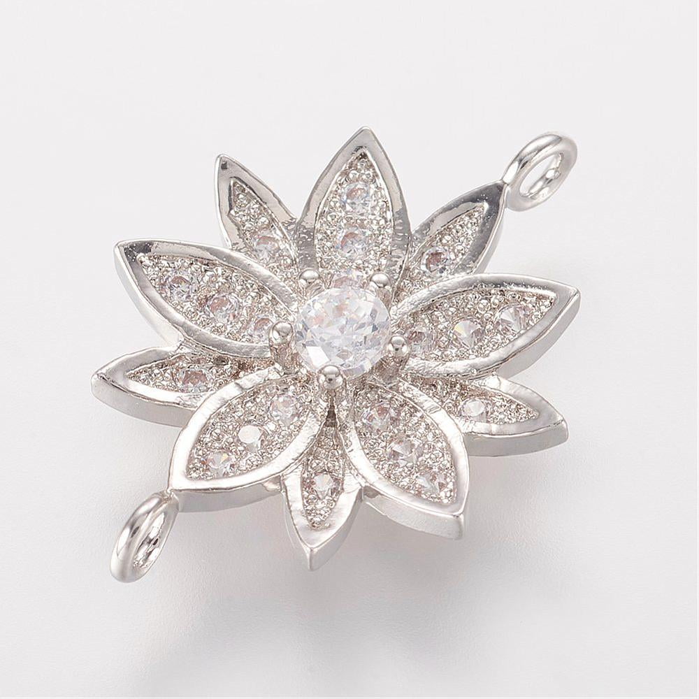 Beebeecraft 1 Scatola 8 Pezzi 8 Colori Placcato Oro 18K Cubic Zirconia