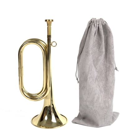Brass Military Trumpet Cavalry Bugle Orchestra Gold Color