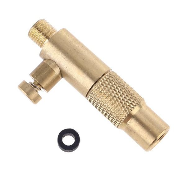 Brass Mini Air Compressor Portable Automotive Car Tire Deflation Connector Screw-in Type for Hose Repair Inflate Chuck