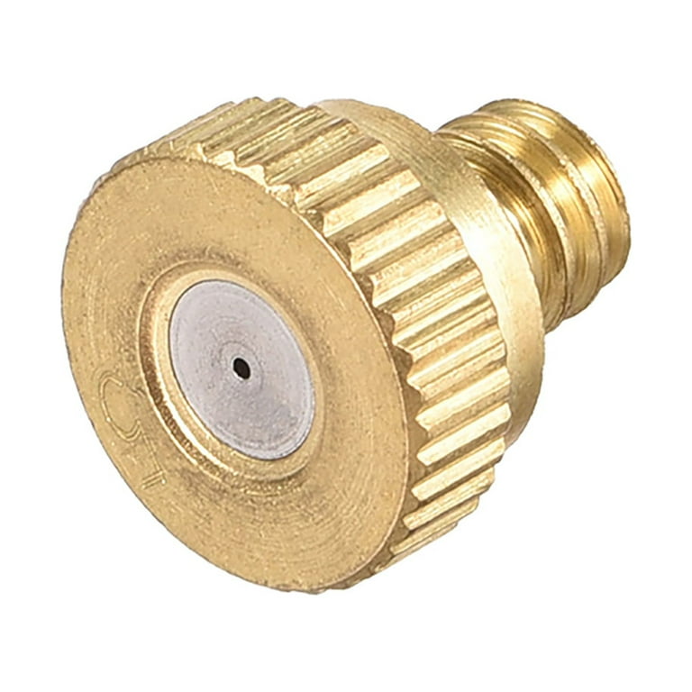 Brass Misting Nozzle - 10/24 UNC 0.5mm Orifice Diameter