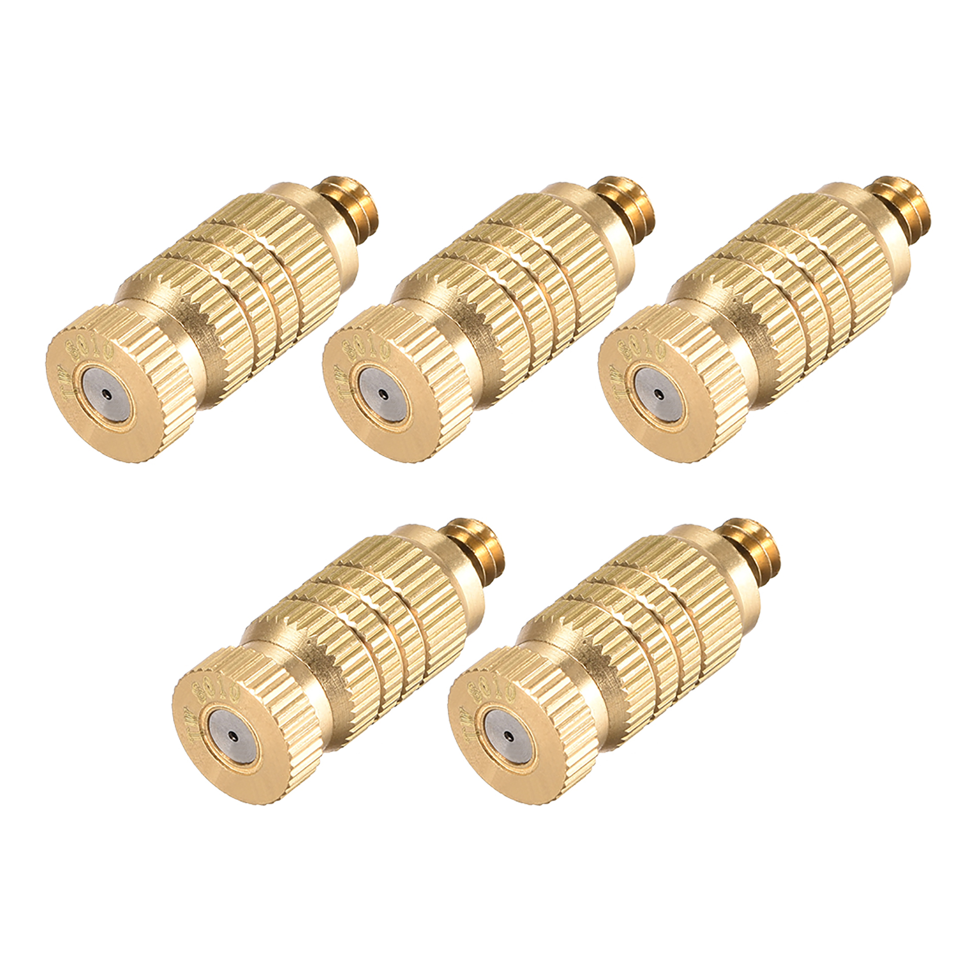 Brass Misting Nozzle 3/16" Threaded 0.8mm Orifice Dia Fogging Spray