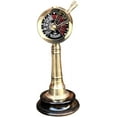 thumbnail image 1 of Brass Nautical 12" Ship's Engine Order Telegraph w/Wooden Base Marine Boat Sailor's Inspired Telegraph Instrument Decorative Desktop, Table Top Decor Item, 1 of 6