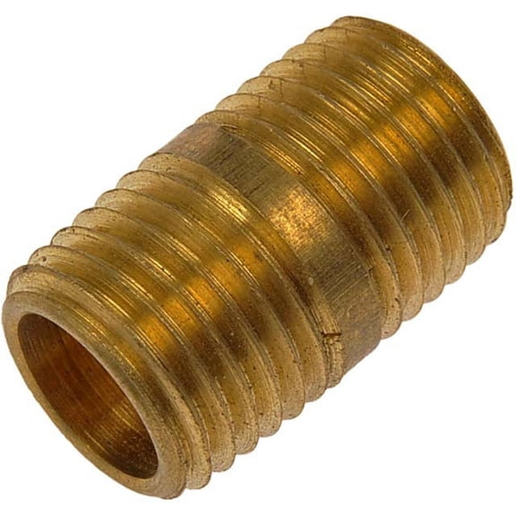 Brass Nipple-Close-1/4 In. MNPT Dorman 490-131.1