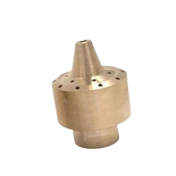 Brass Nozzle Water Sprinkler Head Column Jet Sturdy Rust Resistant Construction for Pools and Amusement Park Fountains