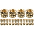 thumbnail image 1 of Brass Nut Embedment Nuts for Injection Molding Replacement Threaded Insert Copper 100 Pcs, 1 of 6