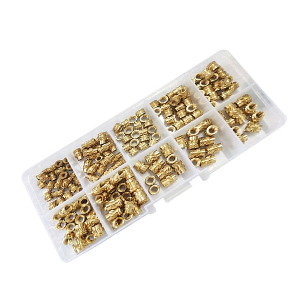 Brass Nut set Reliable Locking Nut Metal Nut Assortment for Maintenance Projects