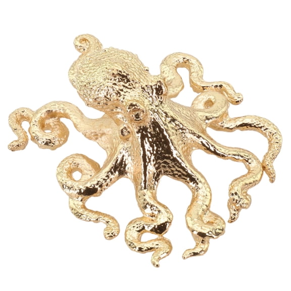 Brass Octopus Drawe Wardrobe Brass Single Hole Handle Kitchen Cabinet Handles Accessories Antique Tea Set Craft Home Decoration