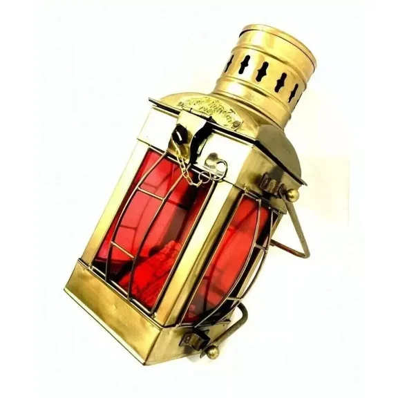 Brass Oil Lamp Ship Lantern Antique Boat Nautical gift