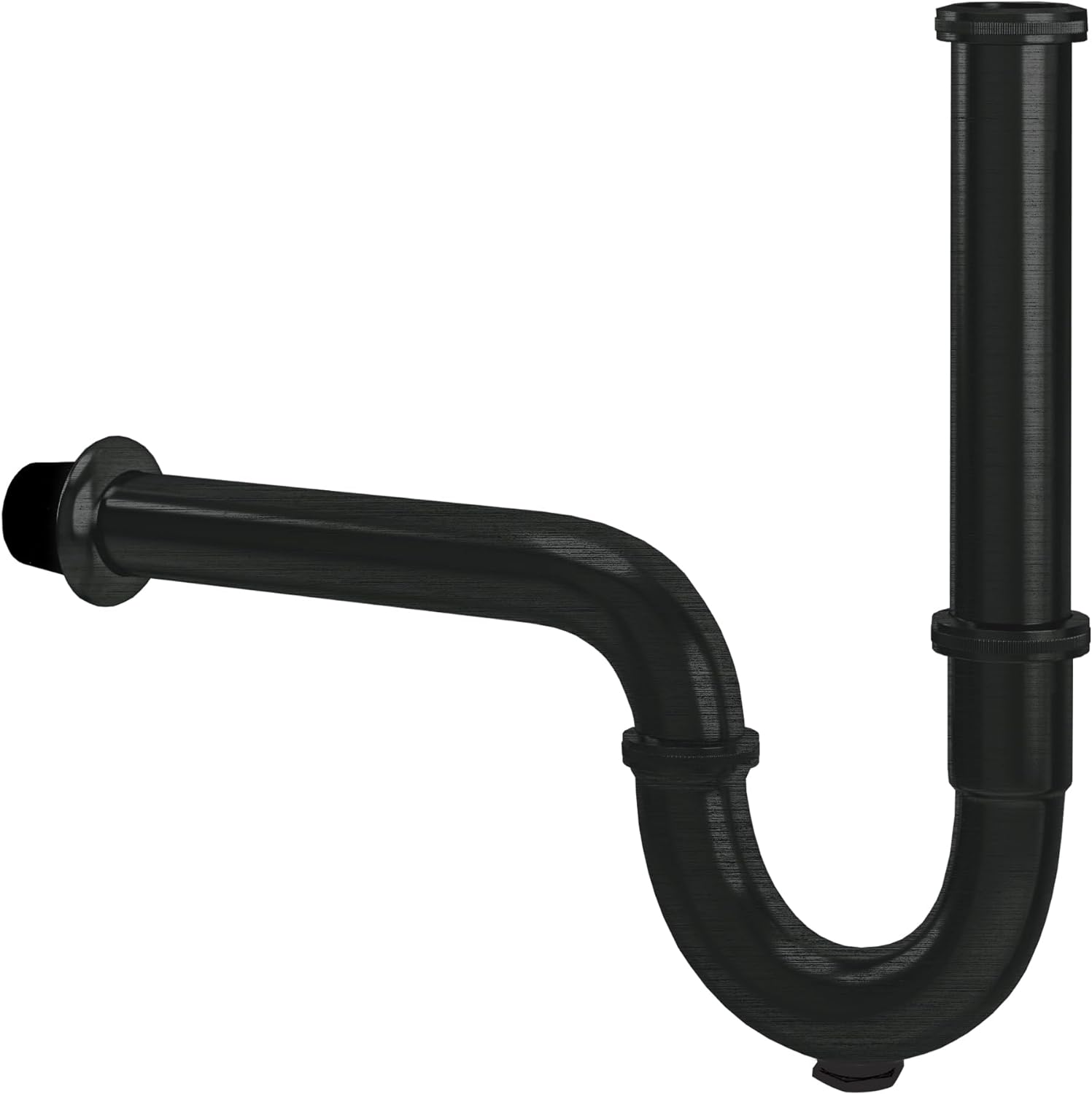 Brass P Trap, 1 1/4 Bathroom Basin Waste Trap Drain Kit With And Slip