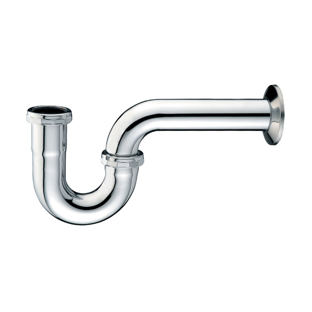 Chrome Plated Brass 1-1/4" P-Trap Sink Waste Trap