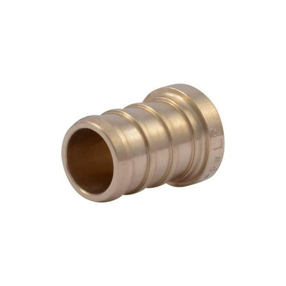 Brass Pex Barb Plug, 0.5 in.