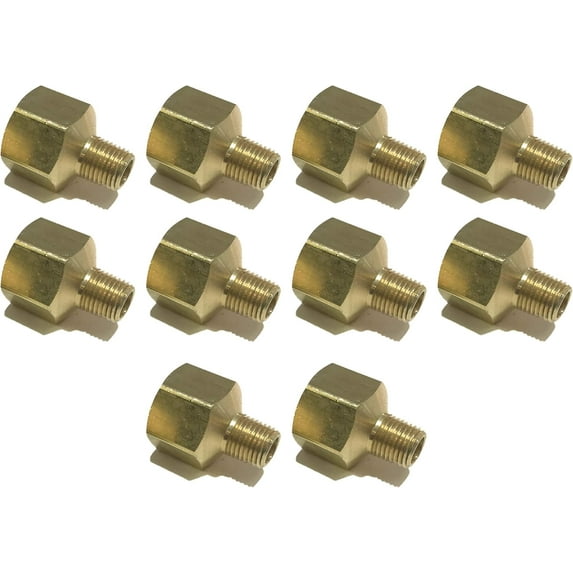 Nippli Maschio In Ottone Da 1/4" NPT X 1/4", Raccordi Adattatori - Foto 8