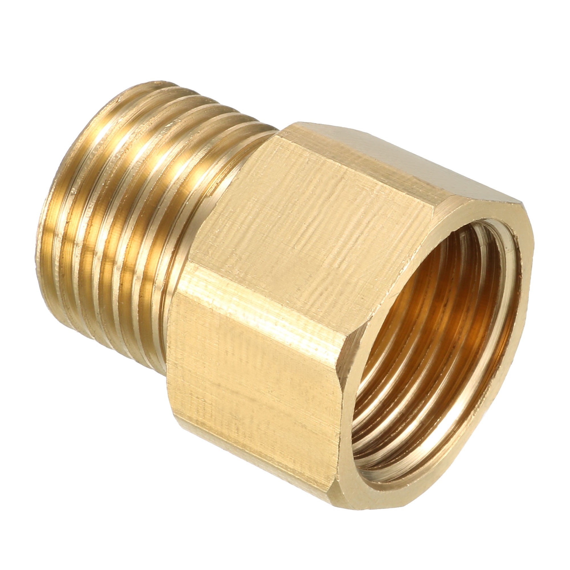 Brass Pipe Fitting, Adapter, 1/2PT Male x 1/2PT Female Connector ...