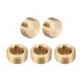 thumbnail image 1 of Brass Pipe Fitting, Hex Counter Sunk Plug, G1/2 Male Pipe 5pcs, 1 of 3