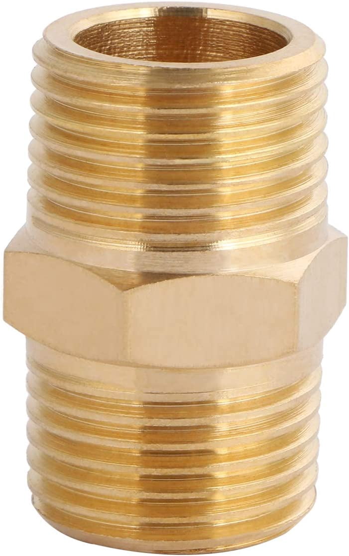 Raccord Hex 3/8 X 3/8 NPT Mâle En Acier Pour Haute Pression
