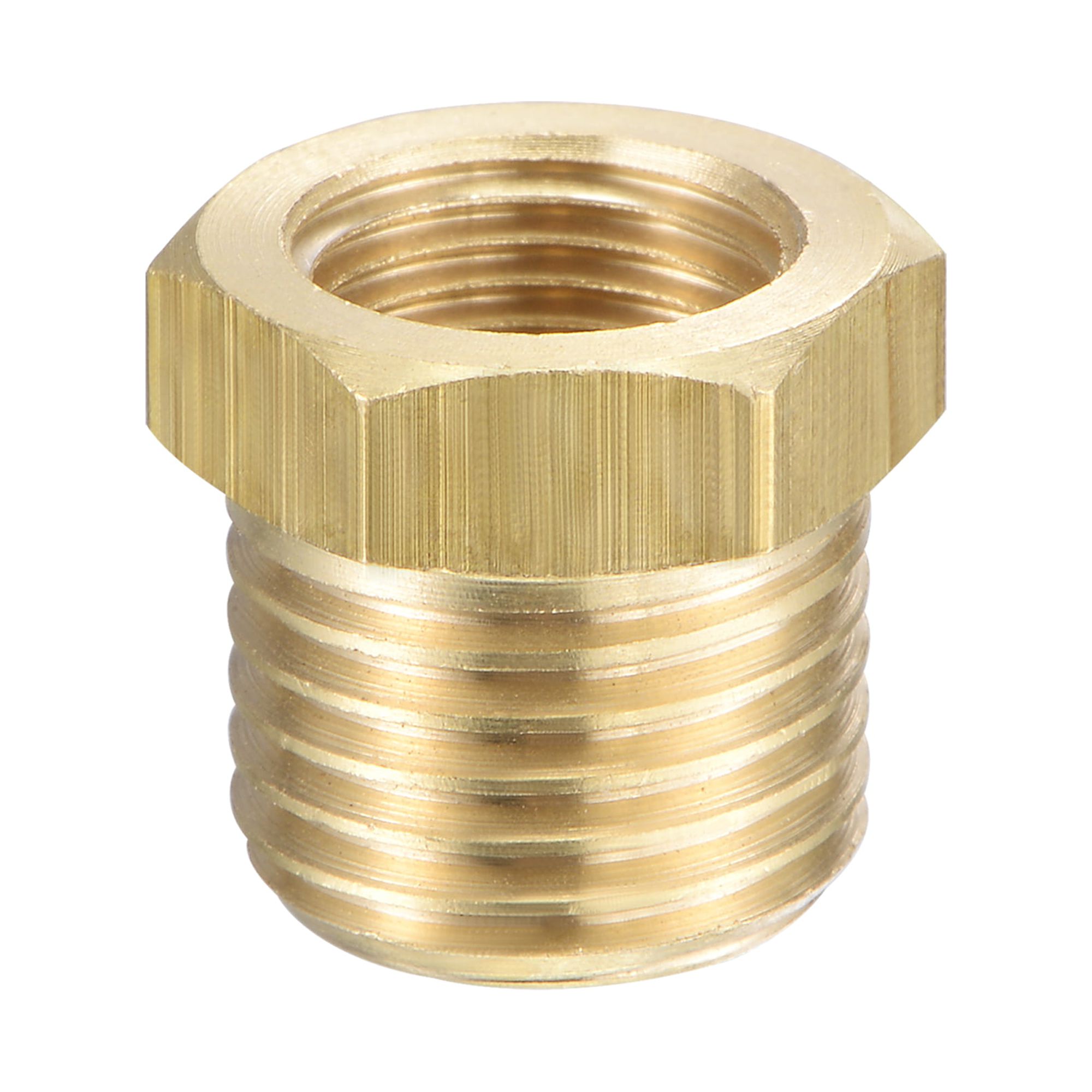 Brass Pipe Fitting Reducer Adapter 1/4" BSPP Male x 1/8" BSPP Female
