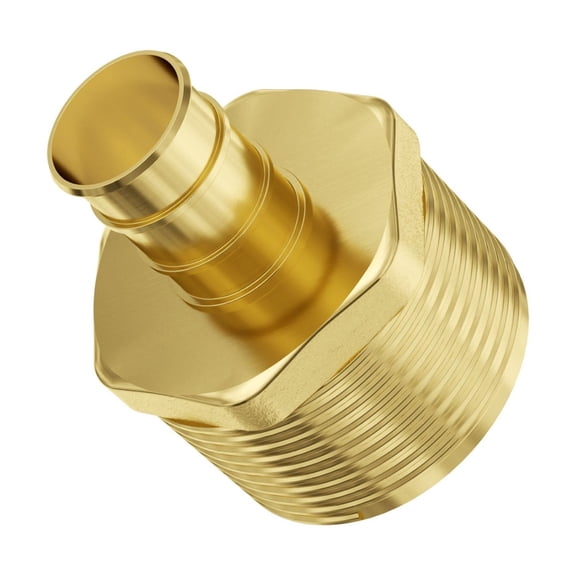 Brass Pipe Fittings 1/2 Inch - 25 Pcs NPT Connector Kit