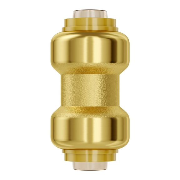 Brass Pipe Fittings 1/2 Inch - 25 Pcs Push-Fit Connectors, Plumbing Adapters for Heating, Shower, Water Pipes, PEX, Copper & CPVC Systems