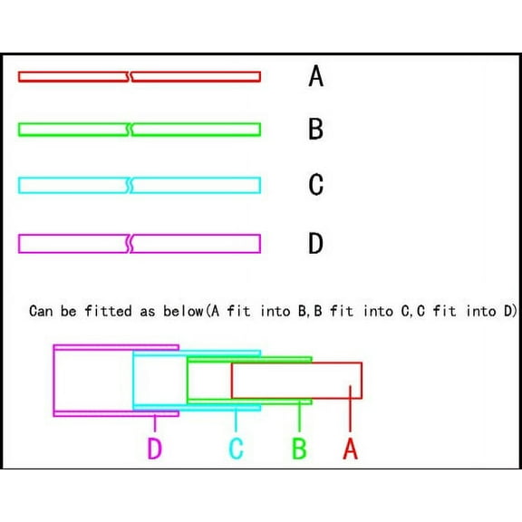 Brass Pipe Set #4 1.5mm to 1.8