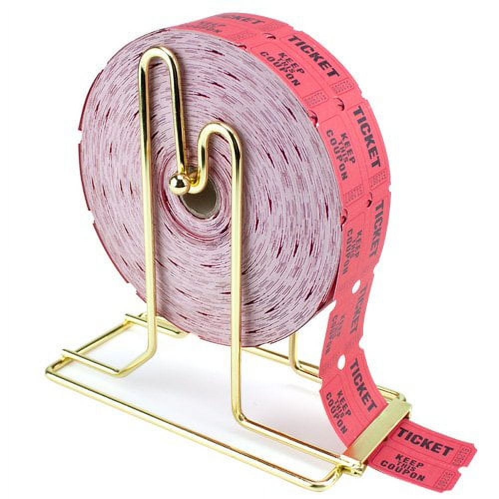 Brass Plated Raffle 50/50 Carnival Ticket Dispenser