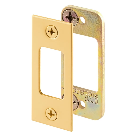Brass Plated Steel Deadbolt Strike
