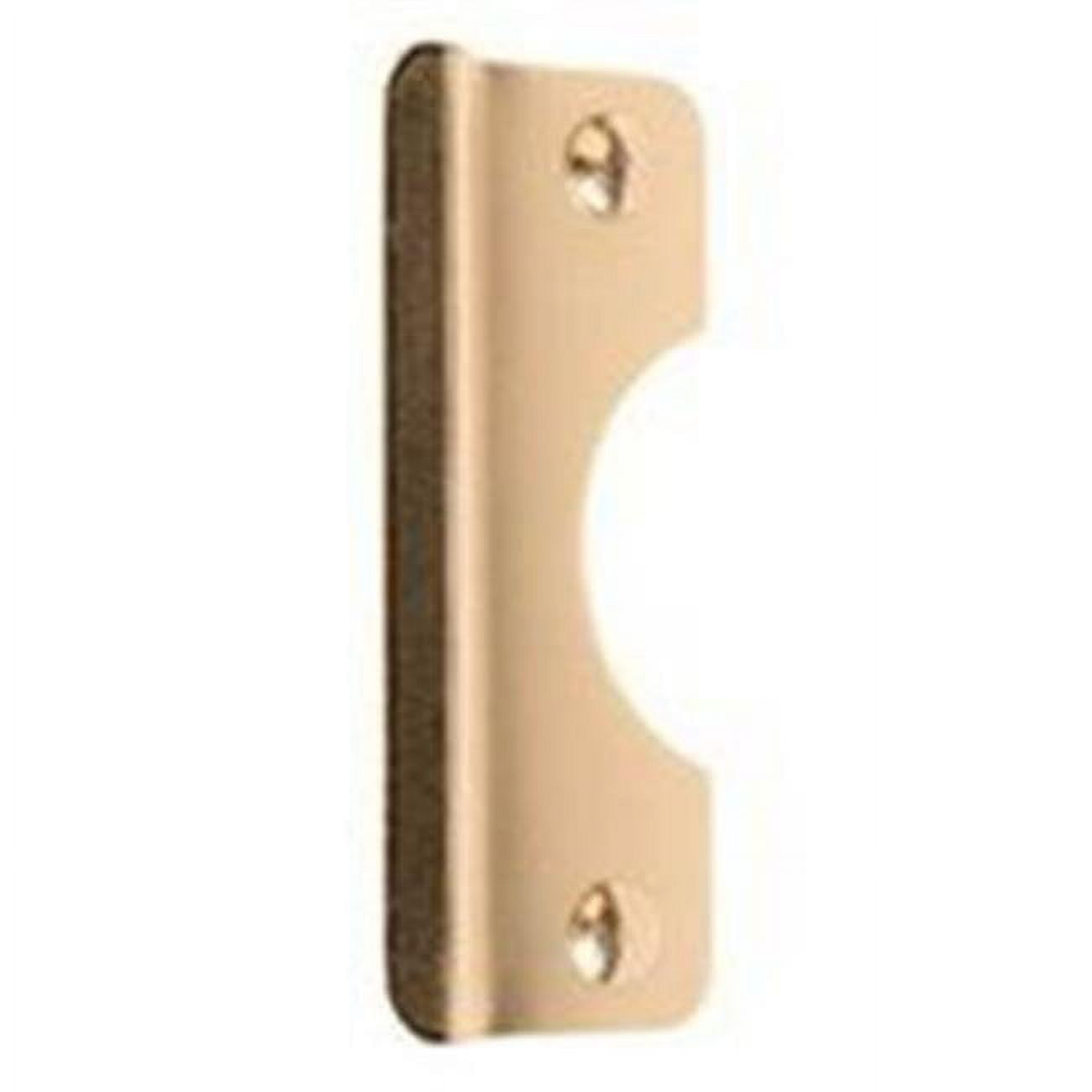 Brass Plated Steel OutSwinging Latch Guard Plate