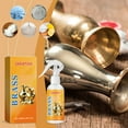 thumbnail image 1 of Brass Polish & Cleaner Spray - 100ml Instant Tarnish Remover for Brass, Copper & Stainless Steel - Non-Toxic, No Scrubbing Required - Restores Shine & Luster - Safe for Decorative Items & Hardware, 1 of 9
