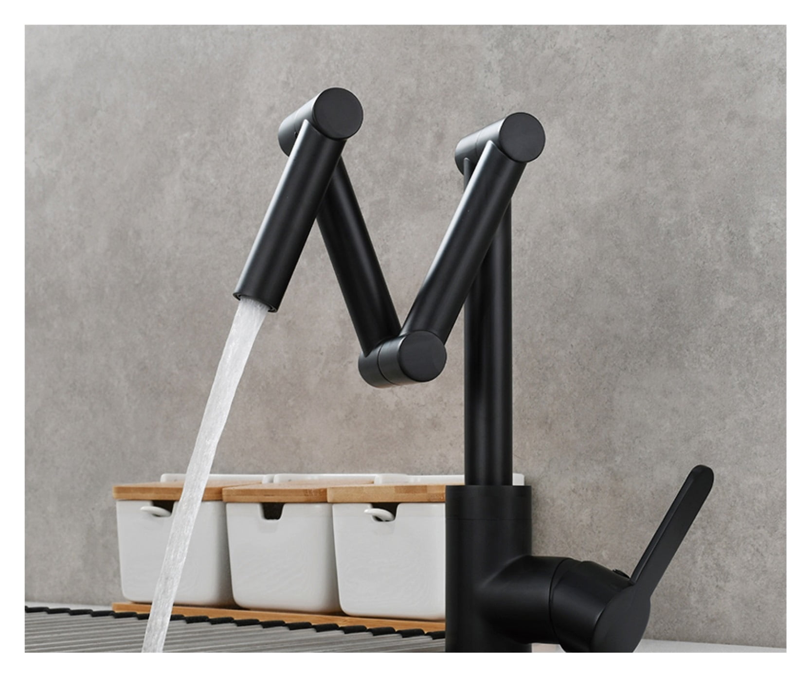 Brass Pot Filler Faucet Deck Mounted Three-Section Extension Folding ...