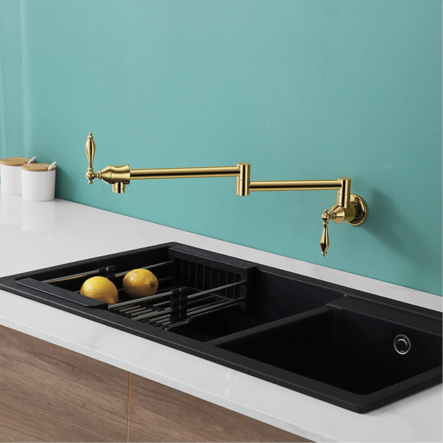Putty Pot Brass Pot Filler, Pot Filler Faucet Wall Mount, Commercial Wall Mount ...
