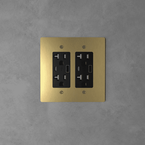 Brass Power Outlet
