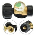 Brass Propane Tank Gauge RV Pressure Gas Level Indicator for Grill BBQ