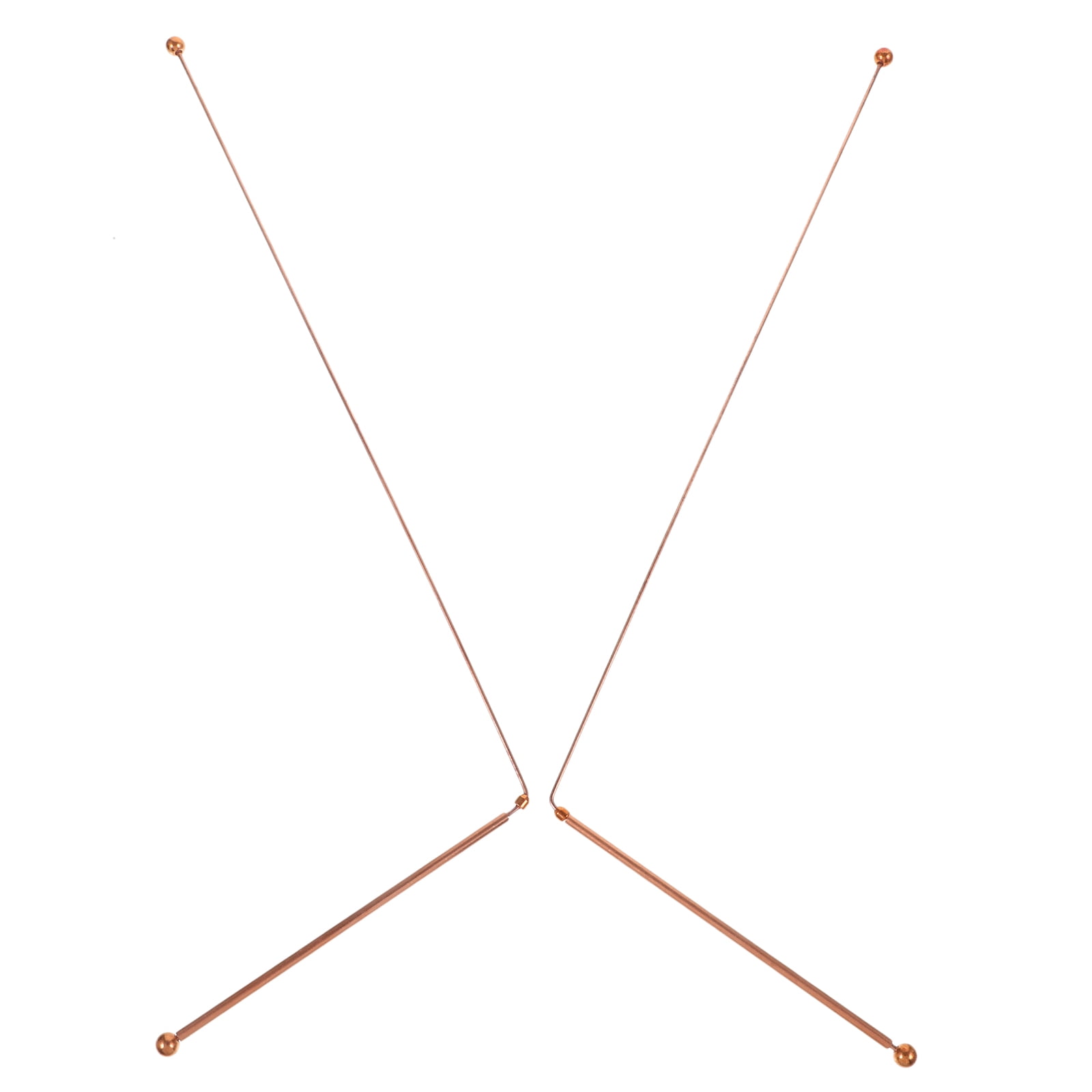 Brass Prospecting Rod 2 Pcs Dowsing Rods Spiritual Kit The Water Divining Rotation Divination
