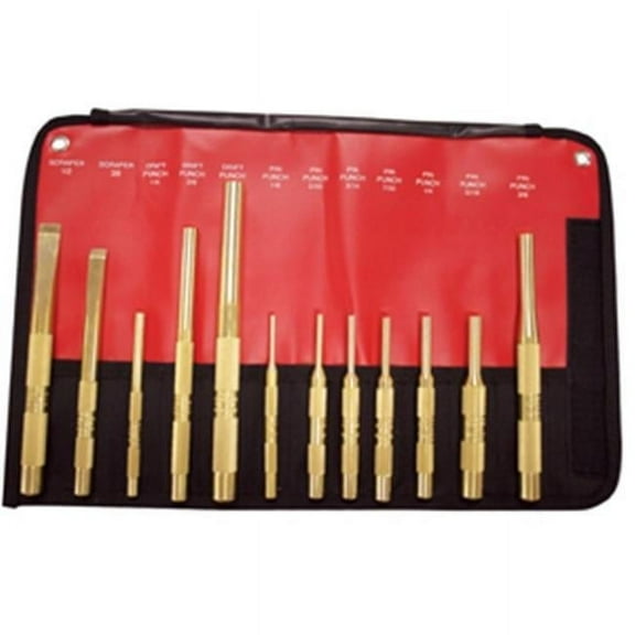 Brass Punch & Scraper SAE Set - 15 Piece