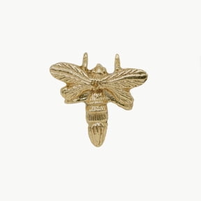 Brass Queen Bee Knob - Pair