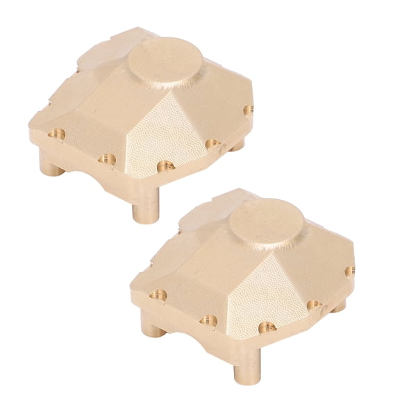 Brass RC Diff Covers,Axle Diff Cover,RC Axle Cover ,Brass Front Rear Axle Cover Fit for 1/10 RC Car Model Accessory