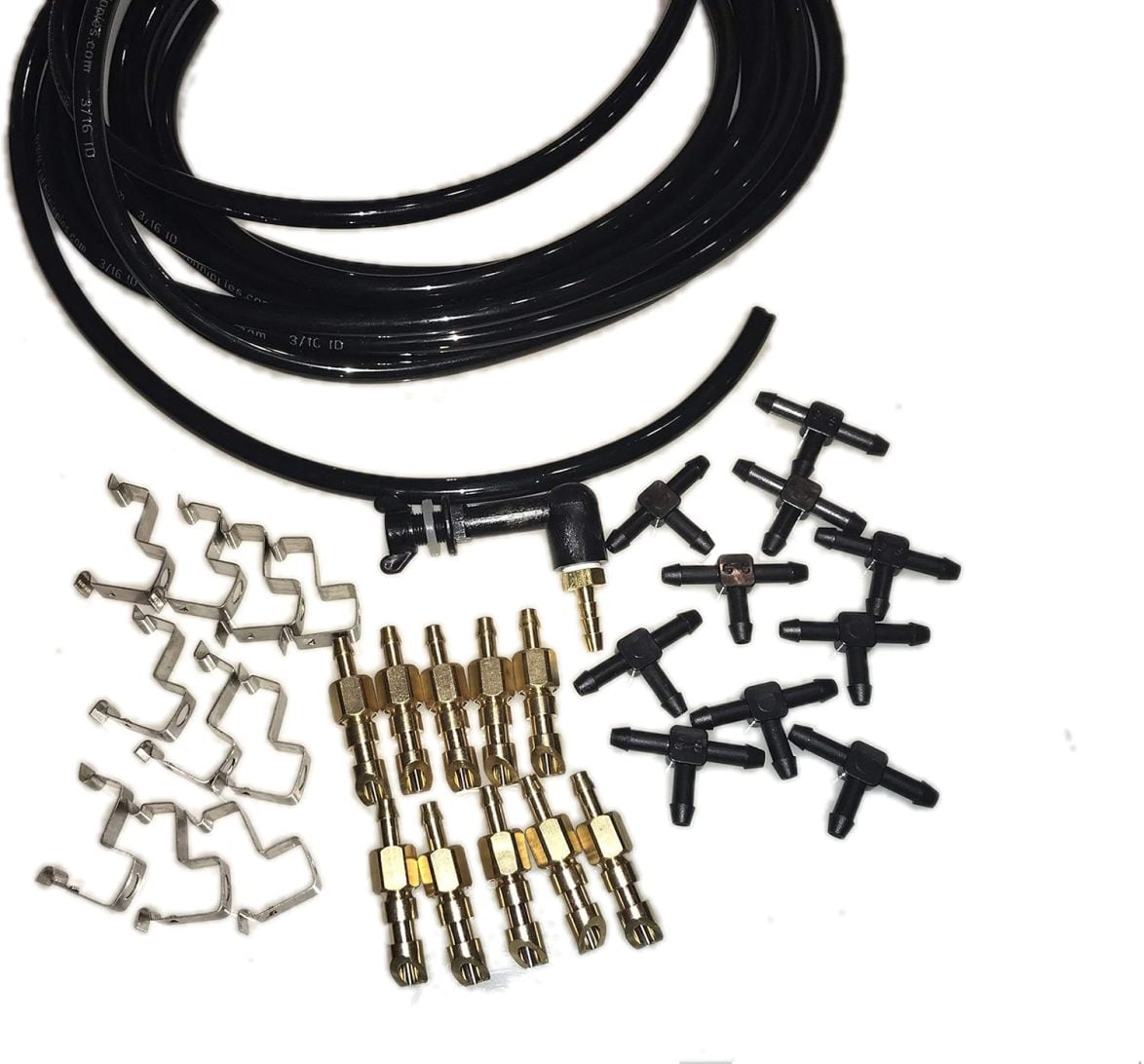 Curated visual reference: Visual Reference: Brass Rabbit Rodent Watering Nipples Gravity Feed Starter Kit