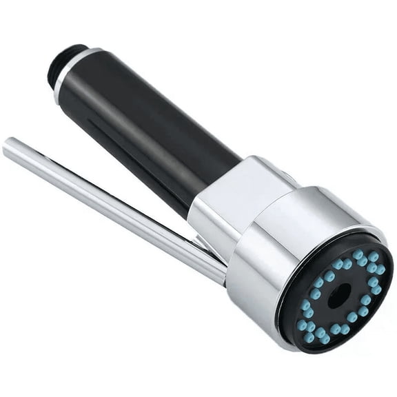Brass Retractable Kitchen Sink Faucet Sprayer, Chrome Finish, G1/2" Connector, Ideal for Faucet Replacement