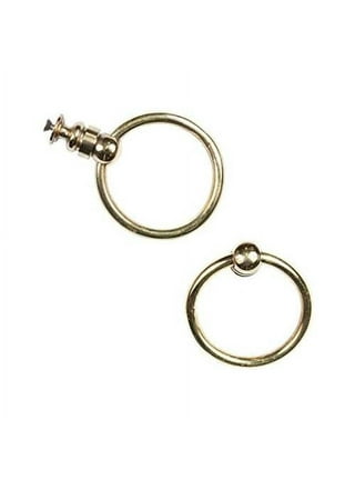 50 Sets Keychain Ring Set,Lobster Clasp Clip with D snap Hook and Open Jump  Rings,Flat Split Key Ring Gunblack A1076 