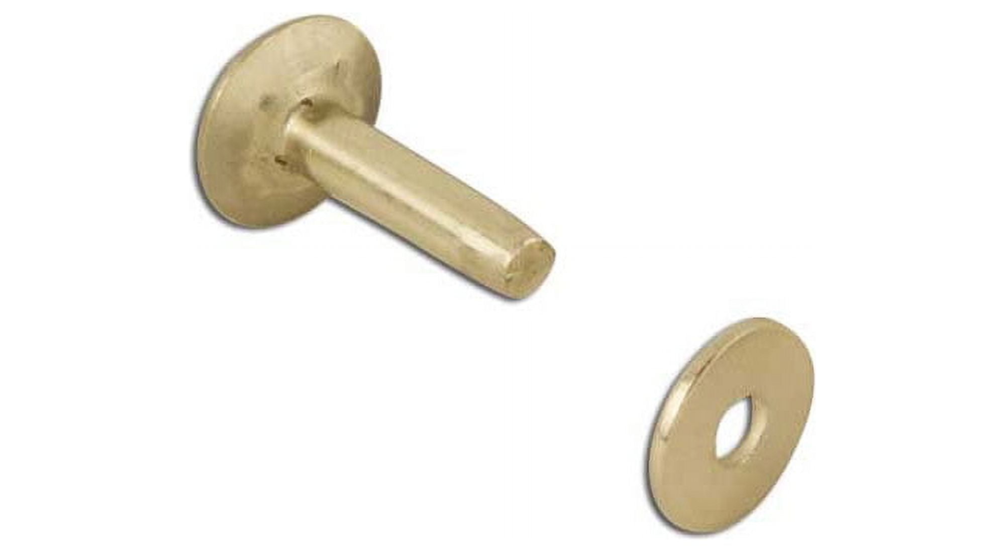 Tandy Leather #9 Brass Rivets & Burrs 3/4" (19 mm) 50/pk 11281-20