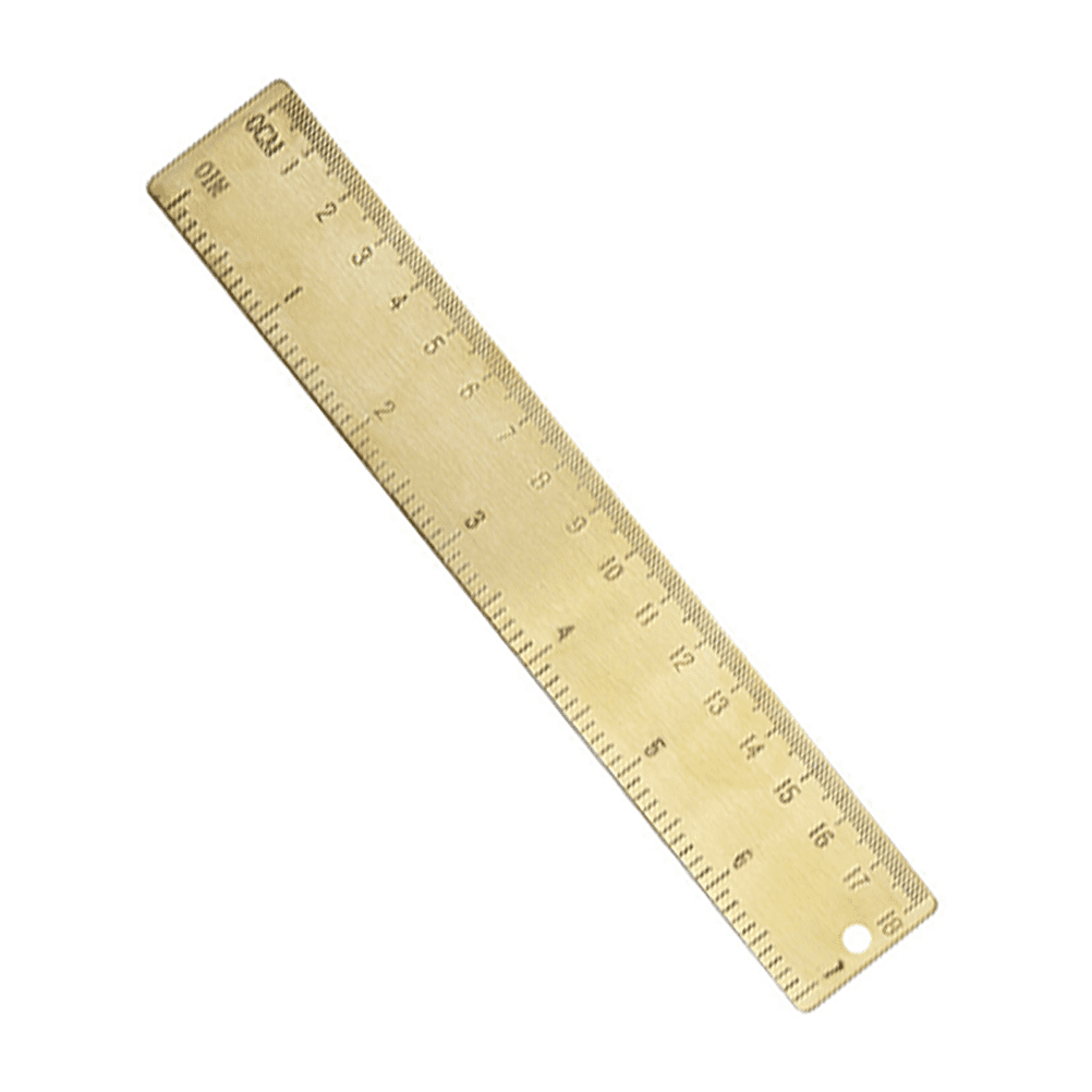 Brass Ruler Quilt Rulers Architect and Paper Journal Student - Walmart.com