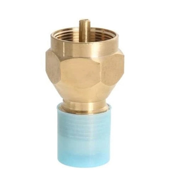 Brass Safest Propane Gas Refill Adapter For Throway Disposable Bottle 1Lb Tank Cylinder Pol Type To 1 Bl Gas Bottle