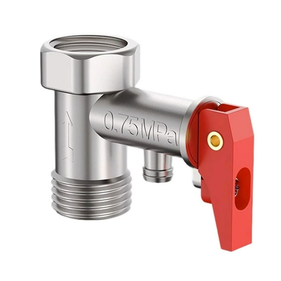 Brass Safety Pressure Release Valves Adjustable Pressure Relief Valves with Check Function for Electric Water Heaters