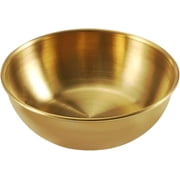 Brass Serving Bowls for Kitchen & Dining | Traditional Indian Katori Set for Curry, Dal, Rice & Snacks | Durable Food Serveware 4 x 4 x 2 inch